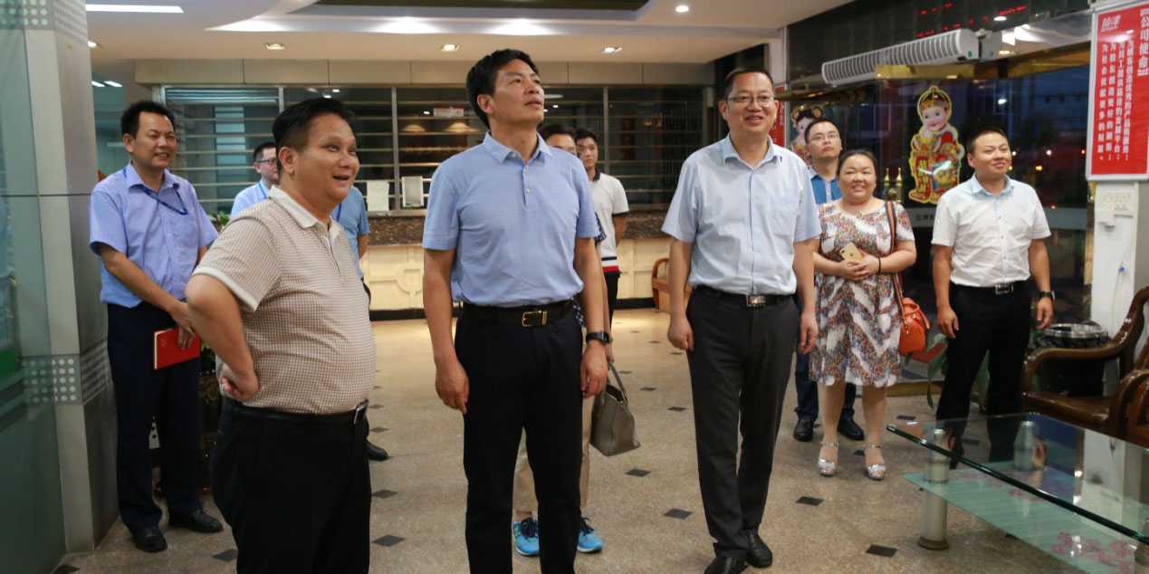 湖北黄冈市副市长周勇士一行莅临华体会hth·（体育）（中国）官方网站参观
